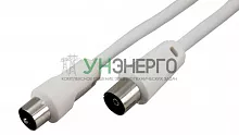 Шнур TV Plug - TV Jack 10м бел. Rexant 18-0007