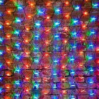 Гирлянда светодиодная "Сеть" 2х3м 432LED мультиколор 40Вт 220-240В IP67 провод каучук черн. Neon-Night 217-129