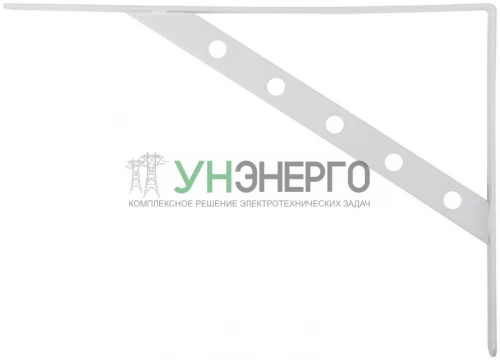 Уголок-кронштейн усиленный 350х250мм бел. КУРС 66109 фото 2