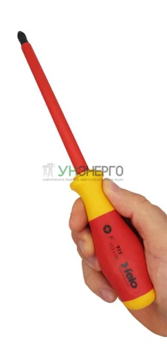 Отвертка диэлектрическая крестовая PH3х150 Felo 91530490 фото 2