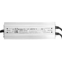 Трансформатор электронный для светодиодной ленты 400W 12V 245*77*41мм  IP67 (драйвер), LB007 FERON 48743