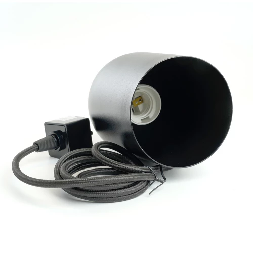 Светильник Feron AL197 трековый однофазный на шинопровод под лампу на подвесе E27, черный 48555 фото 6