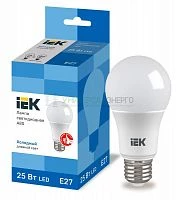 Лампа светодиодная A80 шар 25Вт 230В 6500К E27 IEK LLE-A80-25-230-65-E27
