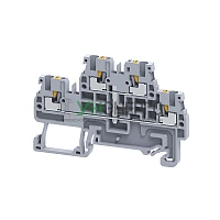 Клемма 2х-ярусная push-in OptiClip CPDL-2.5-2L-I-S сер. КЭАЗ 331864 Клемма 2х-ярусная push-in OptiClip CPDL-2.5-2L-I-S сер. КЭАЗ 331864