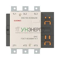 Контактор магнитный DSC150-3C00A230 150А 75кВт (AC3) 220В AC YON DSC150-3C00A230 Контактор магнитный DSC150-3C00A230 150А 75кВт (AC3) 220В AC YON DSC150-3C00A230