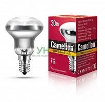 Лампа накаливания 30Вт E14 220В зеркальная Camelion 12657 Лампа накаливания 30Вт E14 220В зеркальная Camelion 12657