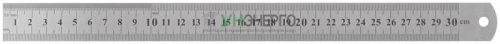 Линейка нержавеющая 300х28мм FIT 19003