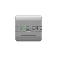 Розетка компьютерная 1-м NEW3-E RJ45 серебр. CHINT 431417