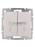 Механизм переключателя проходного 2-кл. СП Rain IP20 бел. LEZARD 703-0288-106