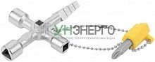 Ключ универсальный для электрошкафов 5в1 двусторон. CrV бита PH2/SL7 FIT 60107 Ключ универсальный для электрошкафов 5в1 двусторон. CrV бита PH2/SL7 FIT 60107