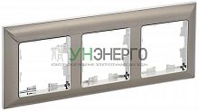 Рамка 3-м BRITE РУ-3-Бр хром/никель IEK BR-M32-12-4-K23 Рамка 3-м BRITE РУ-3-Бр хром/никель IEK BR-M32-12-4-K23