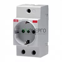 Розетка щитовая M1173-L с индик. сер. ABB 2CSM112000R0701