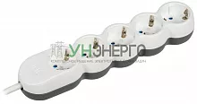 Удлинитель 5х5м с заземл. 16А IP20 Uno У05 2P+PE 250В 3х1.5 IEK WYP53-16-05-05-Z