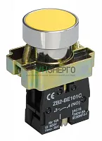 Кнопка LAY5-BA51 без подсветки желт. 1з IEK BBT60-BA-K05