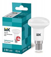 Лампа светодиодная ECO R39 3Вт 4000К бел. E14 270лм 230-240В IEK LLE-R39-3-230-40-E14