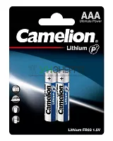 Элемент питания литиевый AAA/FR03 1.5В Lithium FR03-BP2 BL2 (уп.2шт) Camelion 15240