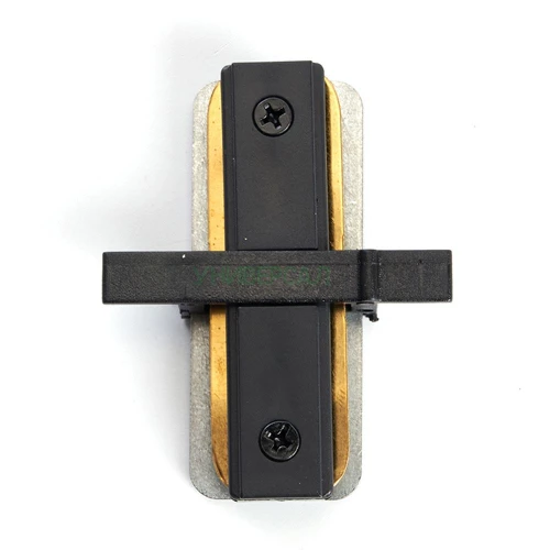 Коннектор прямой однофазный для встраиваемого шинопровода, черный, LD1004 10358 фото 4