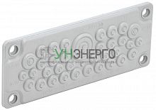 Ввод кабельный мембранный 35 отверстий d6-32мм IP65 (без клипс) TITAN IEK TI-01D-MC-035-65 Ввод кабельный мембранный 35 отверстий d6-32мм IP65 (без клипс) TITAN IEK TI-01D-MC-035-65