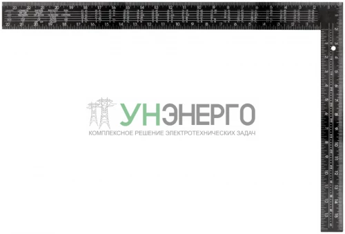 Угольник столярный цельнометаллический 400х600мм MOS 19616М фото 2