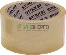 Скотч упаковочный STEKKER INTP1-4836 48 мм., 36 м., прозрачный 39139