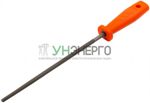 Напильник пластиковая ручка круглый 200мм FIT 42660 фото 2