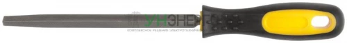 Напильник прорезиненная ручка трехгранный 150мм FIT 42571