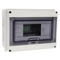Бокс модульный накладной PDB/W 4008 GR (ЩРН-ПГ- 8) IP65 пластик. JazzWay 5072060
