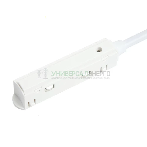 Соединитель-коннектор для низковольтного шинопровода, белый, LD3001 41970 фото 5