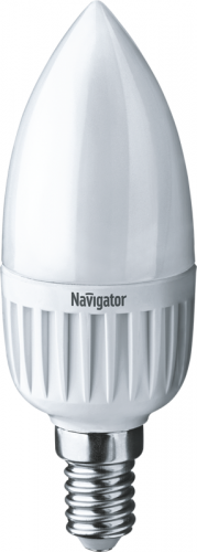 Лампа светодиодная 94 482 NLL-P-C37-5-230-4K-E14-FR 5Вт свеча 4000К бел. E14 370лм 220-240В Navigator 94482