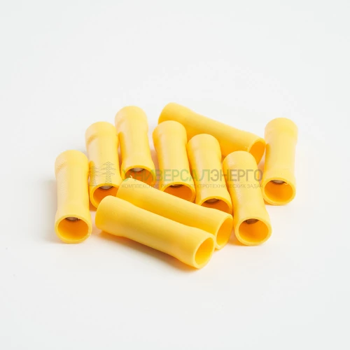 Гильза соединительная изолированная STEKKER LD301-4060 сечение 4.0-6.0 мм2, 48A, желтый (DIY упаковка 10 шт) 39402 фото 2