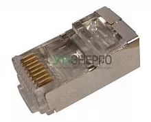 Джек компьютерный RJ45 (8P8C) кат.5E с экраном (уп.100шт) Rexant 05-1023