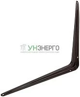 Уголок-кронштейн 250х300мм (0.9мм) корич. FIT 66063