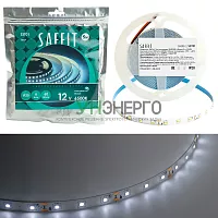 SST01 SAFFIT 60SMD(2835)/m 6Вт/м 12V 5000*8*1.22мм 6500K, IP20 55239