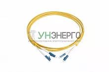 Патч-корд FC-D2-9-LC/UR-LC/UR-H-3M-LSZH-YL волоконно-оптический (шнур) SM 9/125 (OS2) LC/UPC-LC/UPC duplex LSZH 3м Hyperline 28076