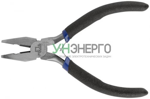 Плоскогубцы комбинированные "мини" синие ручки 120мм MOS 51682М фото 6