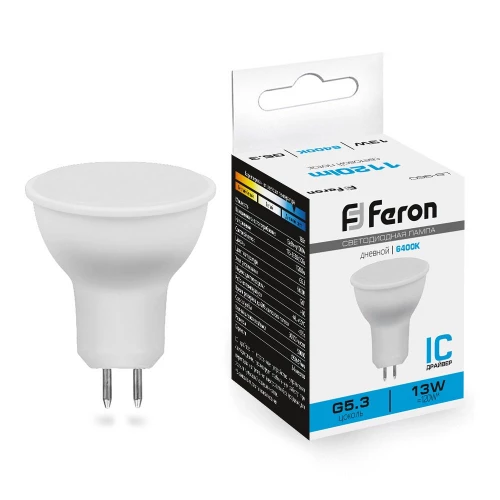 Лампа светодиодная Feron LB-960 MR16 G5.3 13W 175-265V 6400K 38190 фото 2