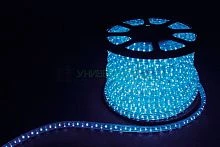 Дюралайт светодиодный Feron LED-F3W 3-х жильный, синий, 2.88Вт/м 72LED/м 50м 220V 26071