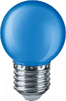 Лампа светодиодная 71 829 NLL-G45-1-230-B-E27 1Вт шар E27 176-264В син. Navigator 71829