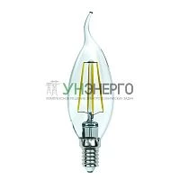Лампа светодиодная LED-CW35-13W/3000K/E14/CL PLS02WH Sky прозр. картон Uniel UL-00005903