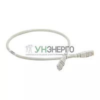 Патч-корд F/UTP кат.5е PVC 0.5м сер. Leg 051814