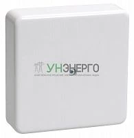 Коробка распаячная ОП 75х75х20 IP20 КМ41212-01 (6 клем. 6кв.мм) бел. IEK UKO10-075-075-020-K01