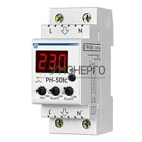 Реле напряжения РН-50tc - 50А – 220В DIN – рейка для защиты техники во всей квартире 2 DIN журнал аварий термозащита НовАтек-Электро 3425600050tc