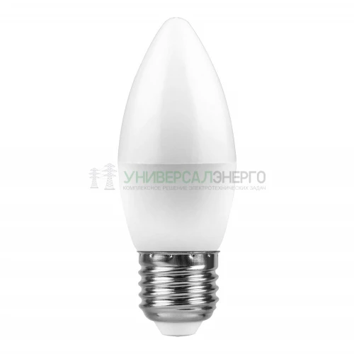 Лампа светодиодная Feron LB-97 Свеча E27 7W 4000K 25759 фото 3