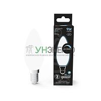 Лампа светодиодная филаментная Black Filament 9Вт свеча матовая 4100К нейтр. бел. E14 610лм диммир. GAUSS 103201209-D Лампа светодиодная филаментная Black Filament 9Вт свеча матовая 4100К нейтр. бел. E14 610лм диммир. GAUSS 103201209-D