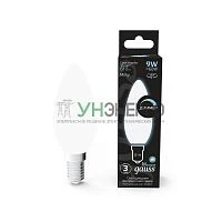 Лампа светодиодная филаментная Black Filament 9Вт свеча матовая 4100К нейтр. бел. E14 610лм диммир. GAUSS 103201209-D Лампа светодиодная филаментная Black Filament 9Вт свеча матовая 4100К нейтр. бел. E14 610лм диммир. GAUSS 103201209-D