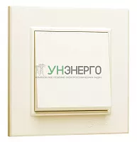 Выключатель 1-кл. СП Karea 10А IP20 крем. Makel 56010001