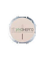 Выключатель проходной 1-кл. СП OSEN 10А IP20 с подсветкой механизм сл. кость LEZARD 743-9088-114