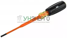 Отвертка диэлектрическая SLIM SL3.5х100 Т3 ARMA2L 5 IEK A2L5-SC31-T3-SL-35-100 Отвертка диэлектрическая SLIM SL3.5х100 Т3 ARMA2L 5 IEK A2L5-SC31-T3-SL-35-100