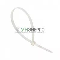 Хомут нейлоновый со стальным зубом (б) 8х300 (уп.100шт) PROxima EKF plc-fl-ctsbw-8x300