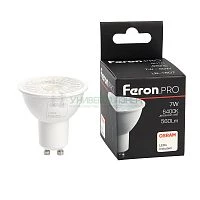 Лампа светодиодная Feron.PRO LB-1607 GU10 7W 6400K 38178